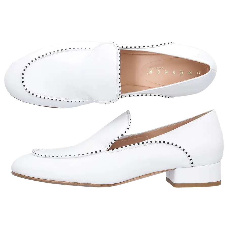 Unützer - Loafer 8860 Nappaleder weiß - weiß