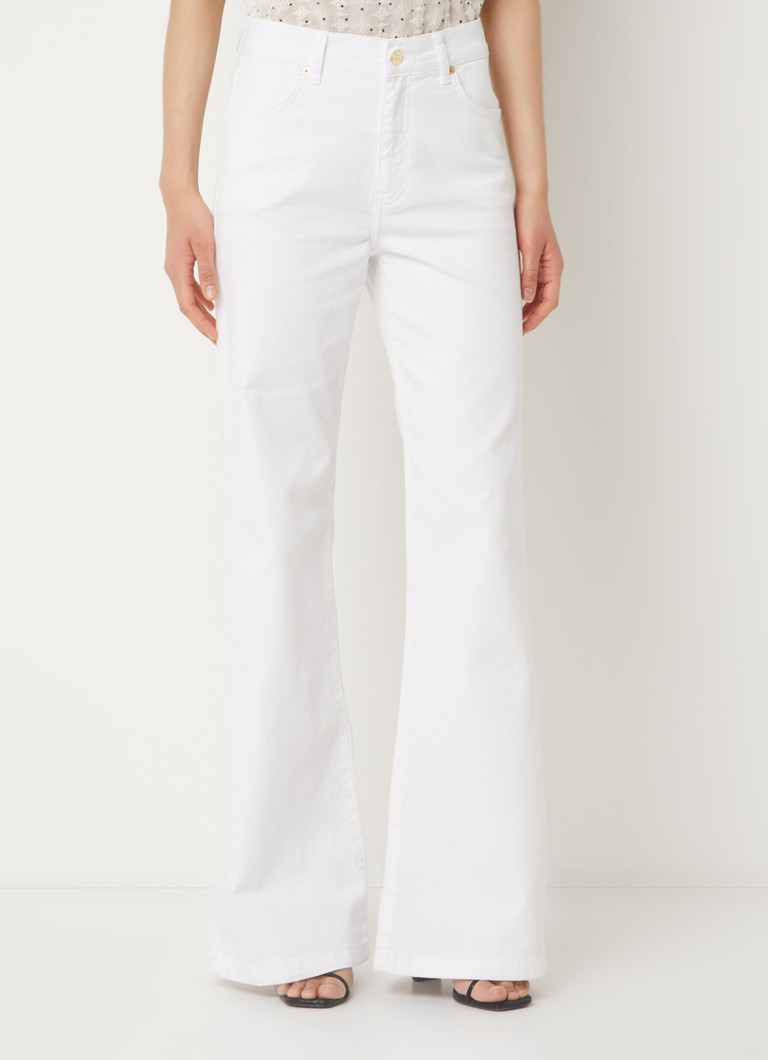 Jeans svasati a vita alta Co'Couture Dory con lavaggio colorato
