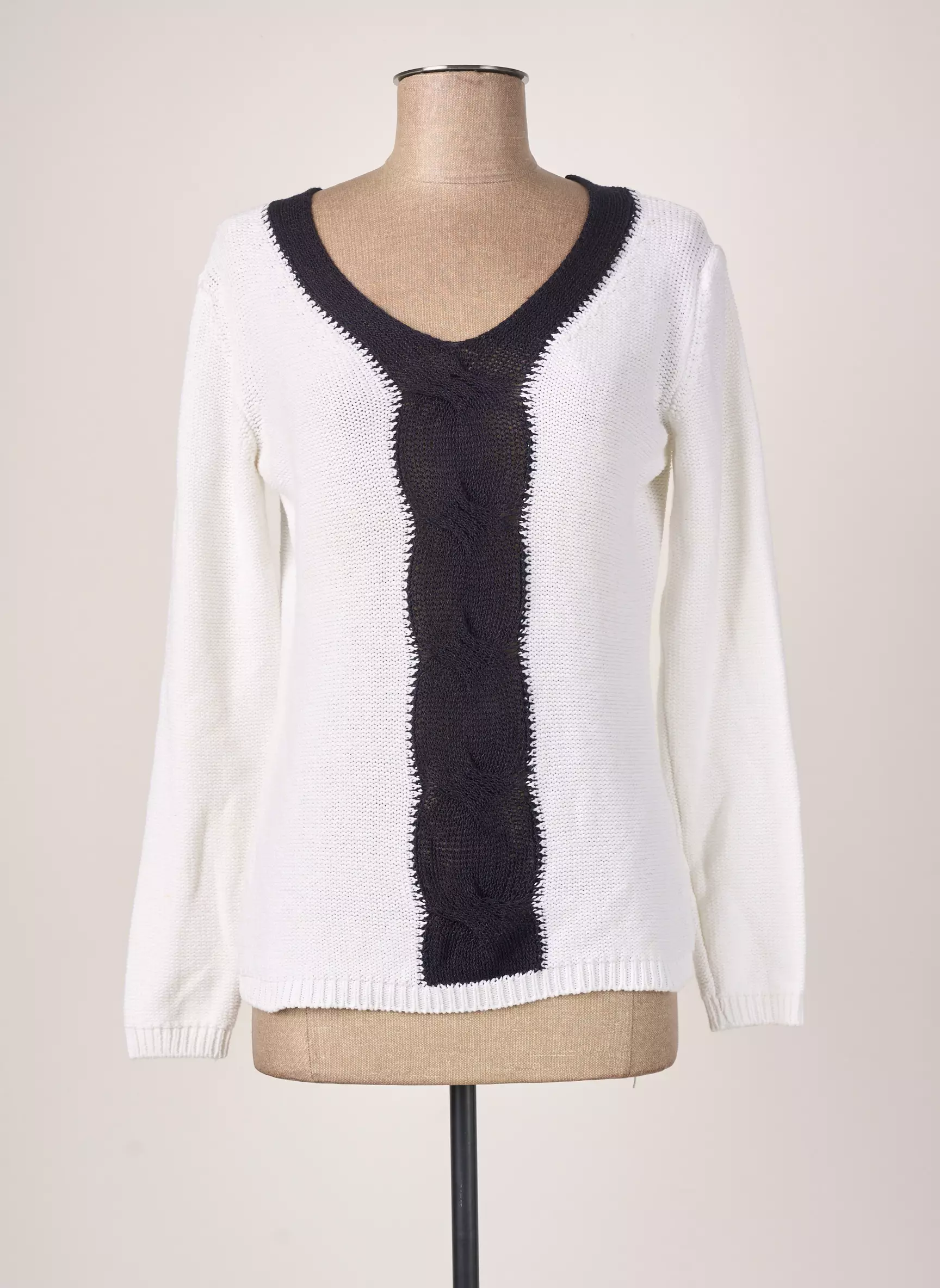Le Phare De La Baleine Pulls Femme couleur blanc