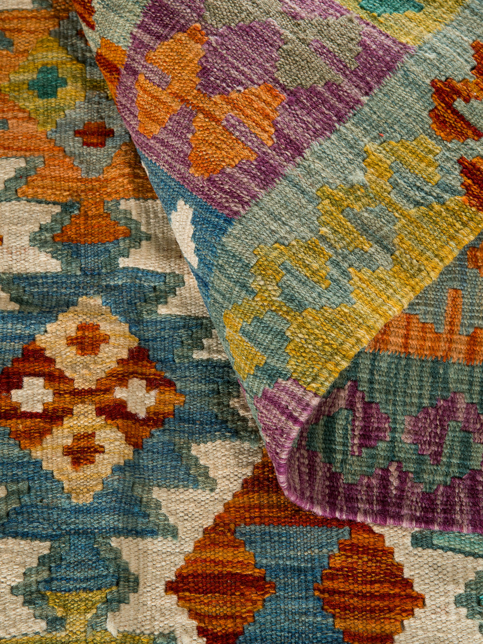 Afghan Kelim ca. 153 x 199 cm, Unikat / Einzelstück
