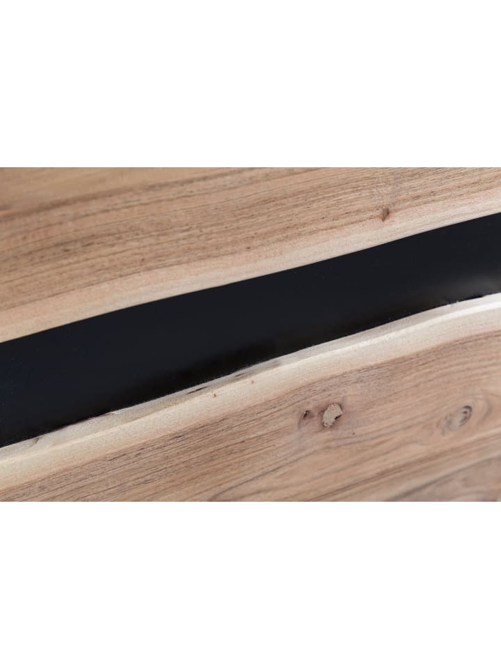 KADIMA DESIGN Sideboard 148 x 85 x 43 cm Massiv-Holz Natur Baumkante Anrichte günstig kaufen onesize