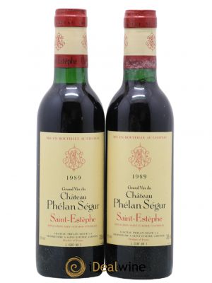 Château Phélan Ségur  1989 - Lot de 2 Demi-bouteilles