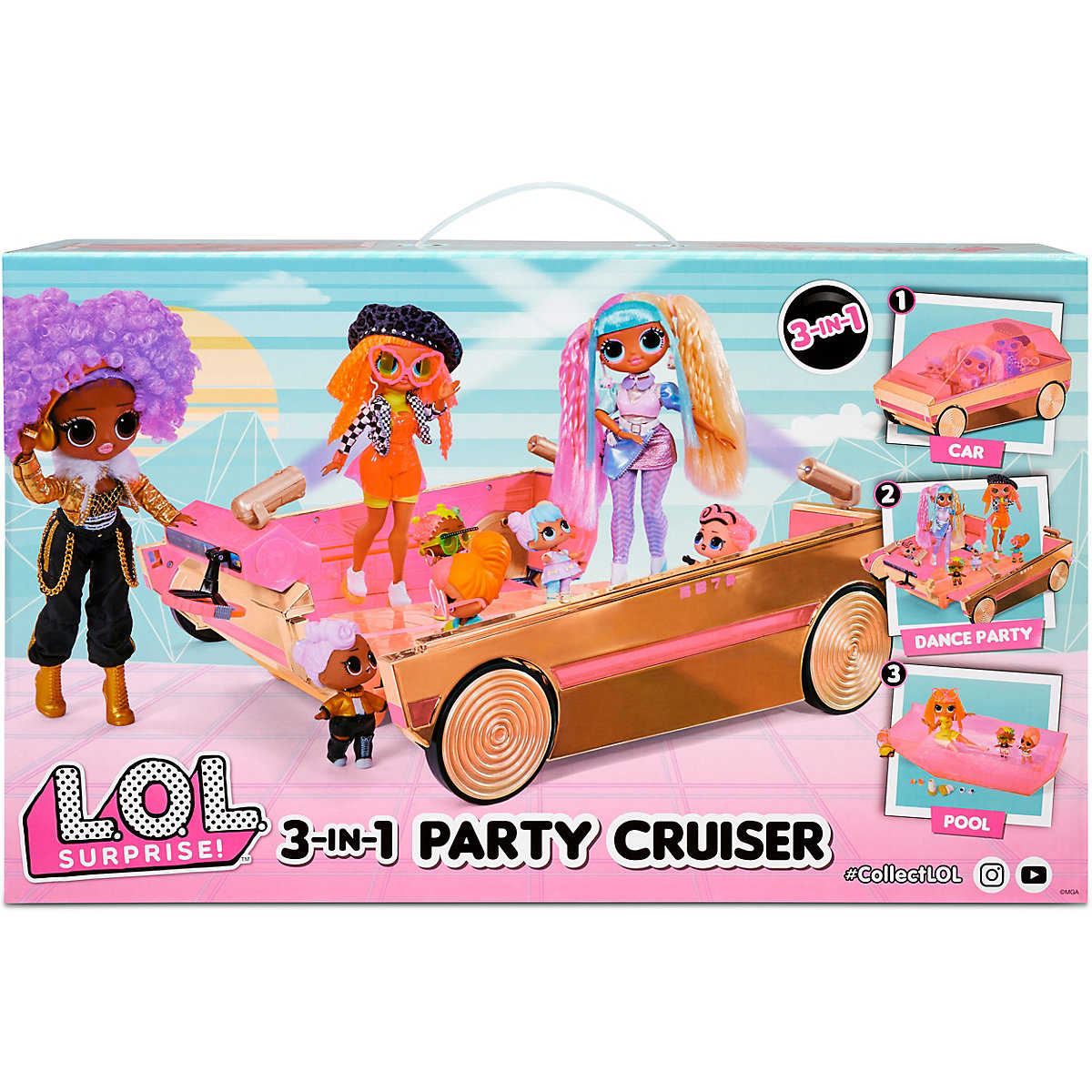 L.O.L. Surprise 3-in-1 Party Cruiser
