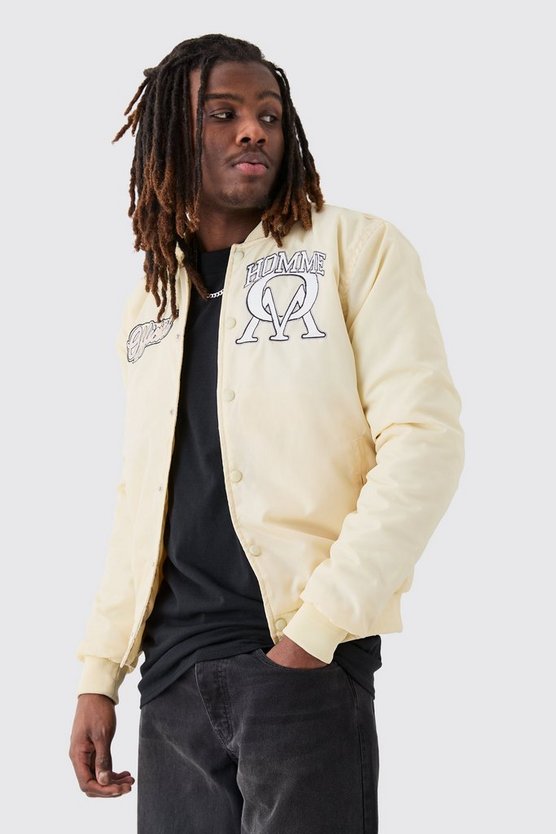 Nylon-Jacke mit Aufnähern