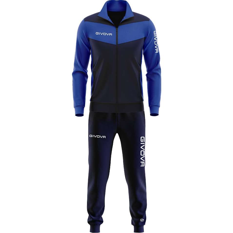 Givova Tuta Visa Luxury Metallic Herren Trainingsanzug TR018L-0004
