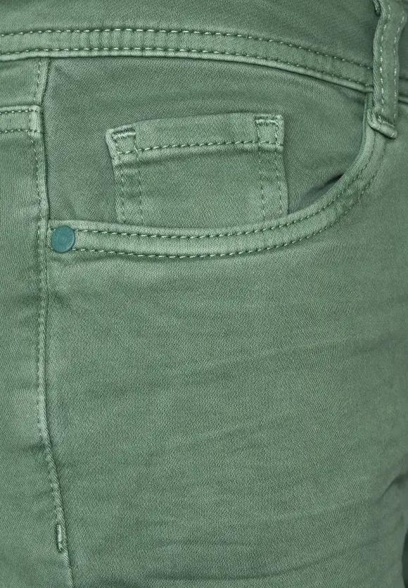 Street One Grüne Cargo Casual Fit Jeans