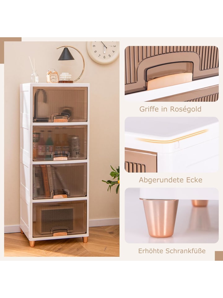 COSTWAY Aufbewahrungsbox 150 L in Weiß günstig kaufen onesize