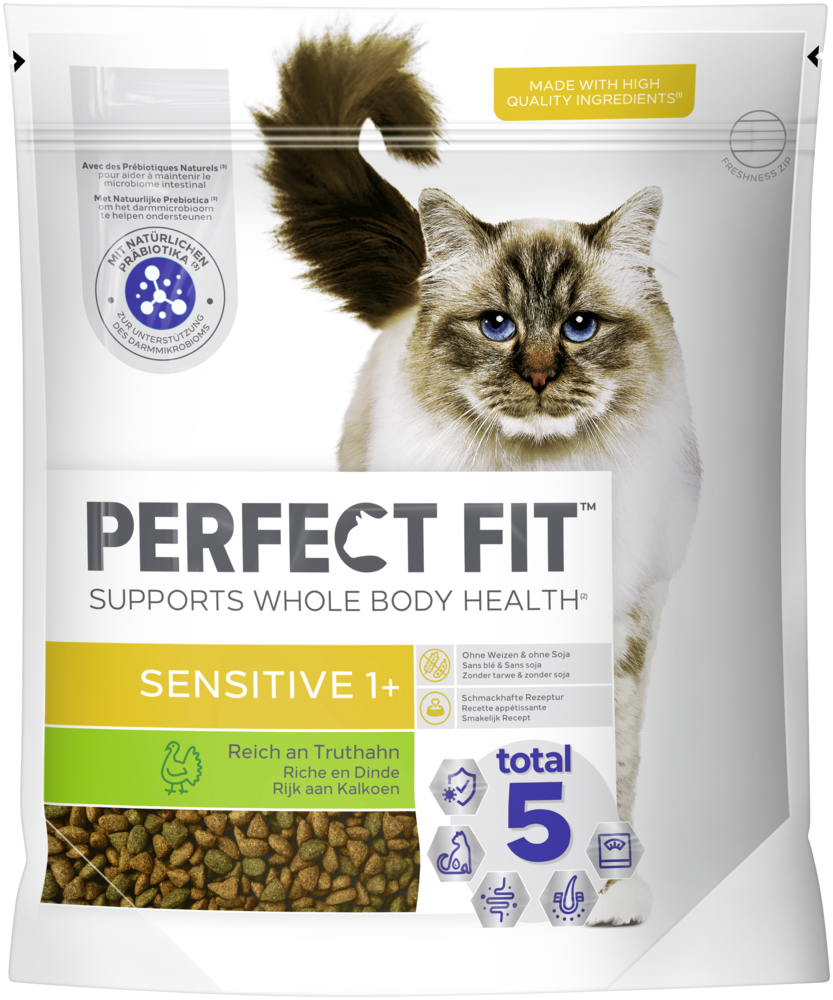 PERFECT FIT ™ Katze Beutel Sensitive 1  mit Truthahn 1,4kg