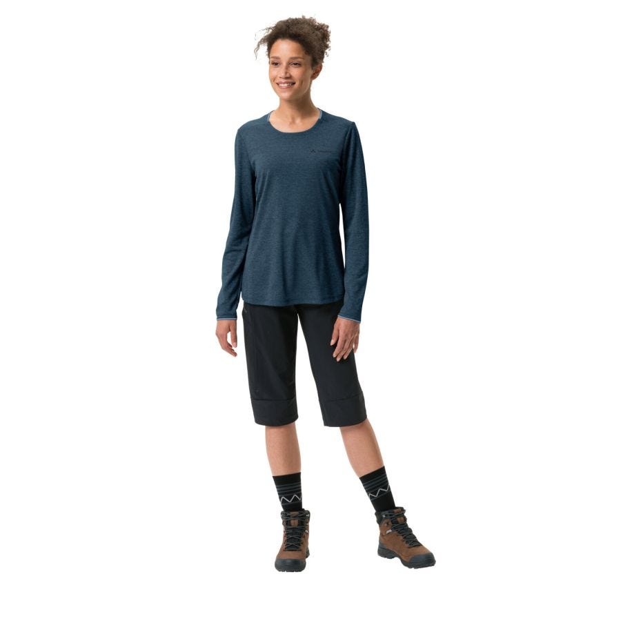 Essential Langarm T-Shirt Damen