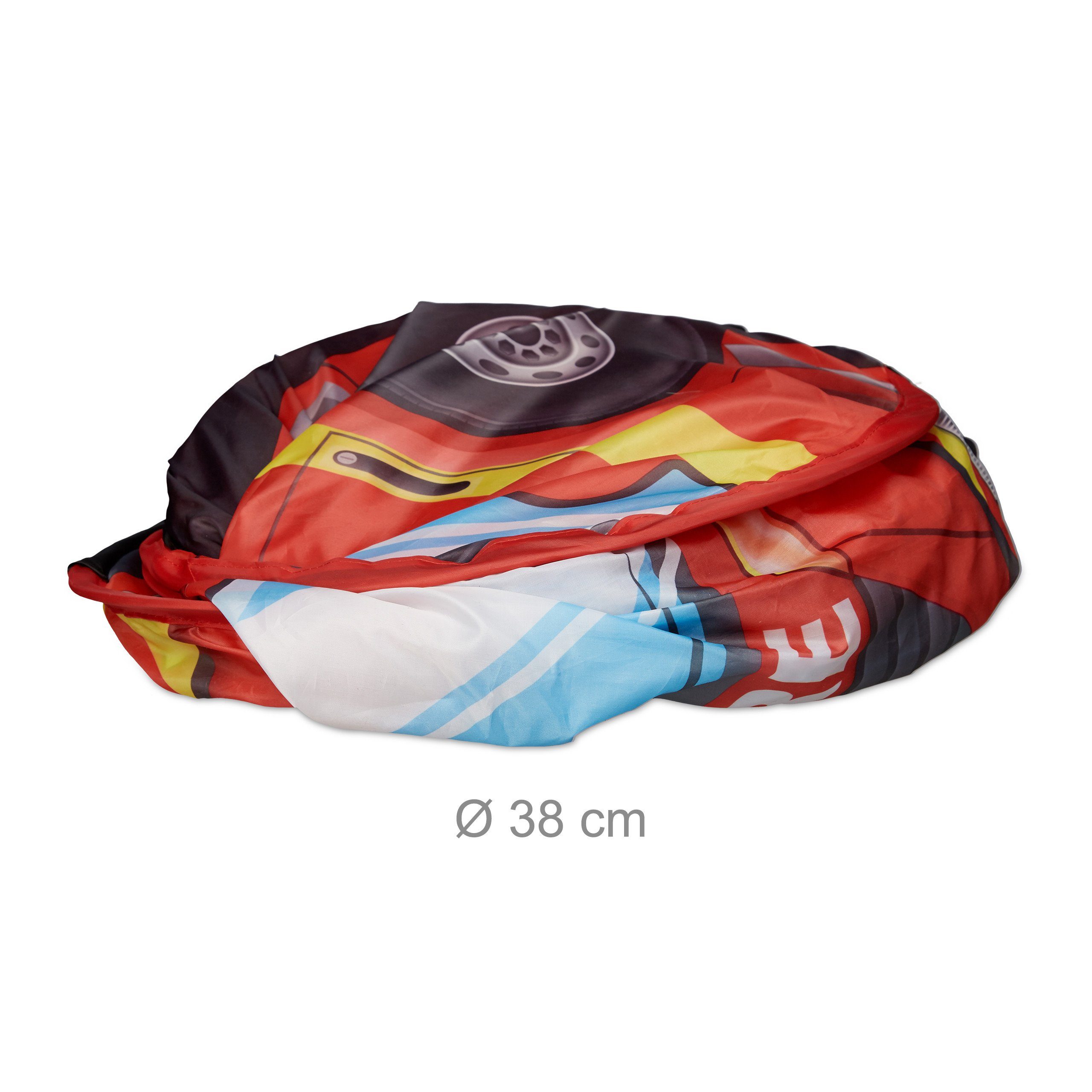 relaxdays Feuerwehrhelm 3 tlg. Feuerwehr Set