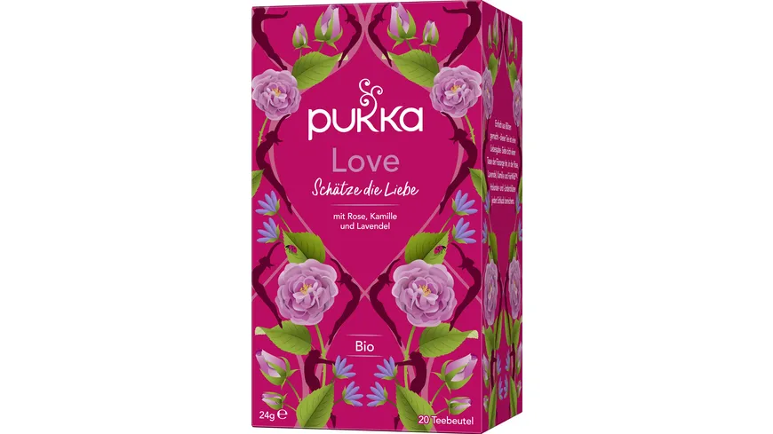 Pukka BIO Tee Love 20 Beutel 24g Packung 24 g