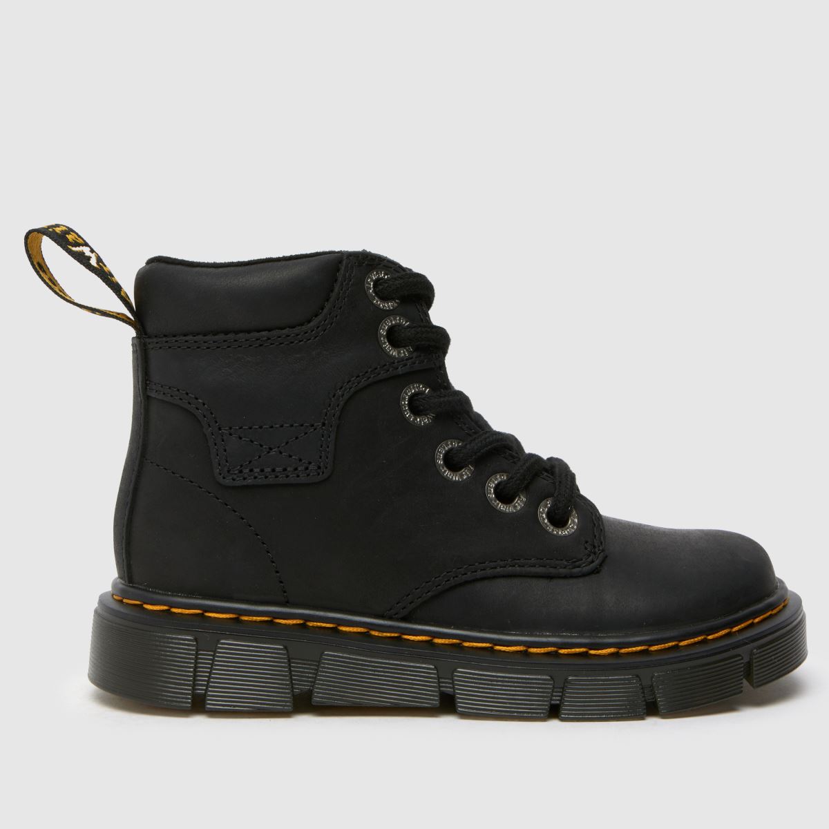 Dr. Martens fekete Raffey Boka Fiú Junior Csizma