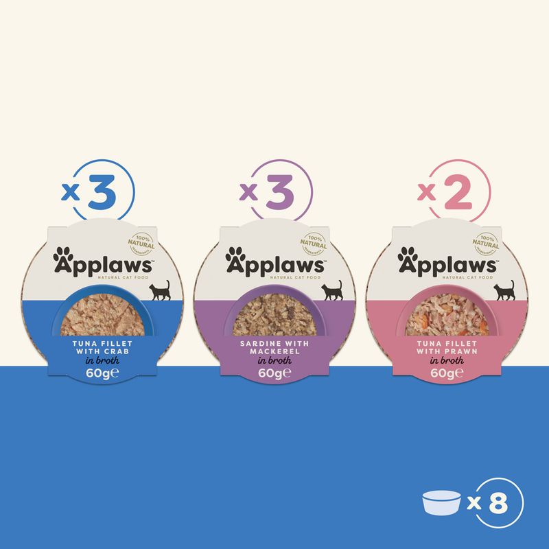 Probierpaket Applaws Cat Pot 8 x 60 g zu TOP-Preisen | bitiba %