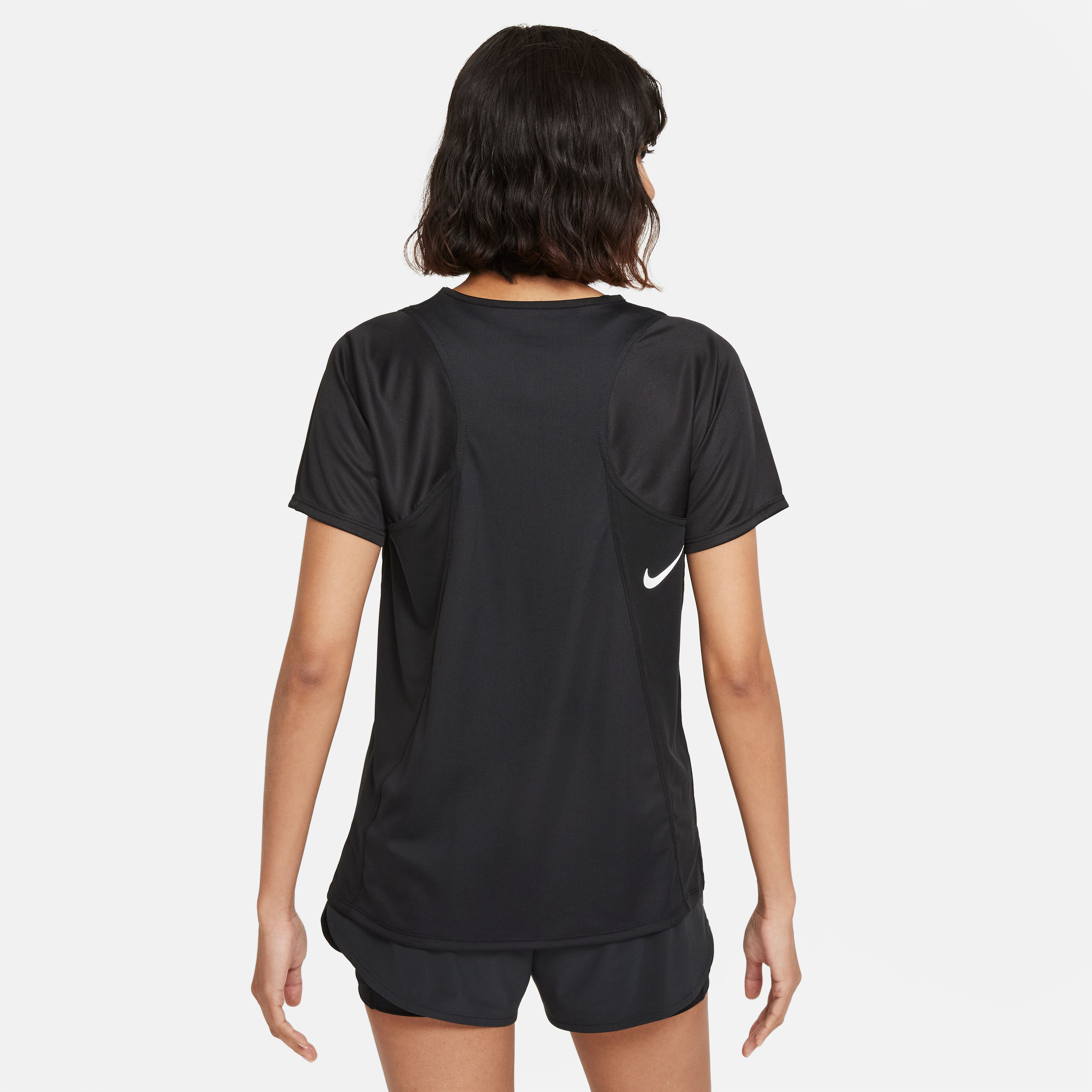 Dri-Fit Race Top Laufshirt Damen - Schwarz, Grau