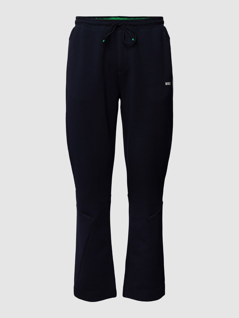Sweatpants mit Galonstreifen Modell 'HADIM' in marineblau