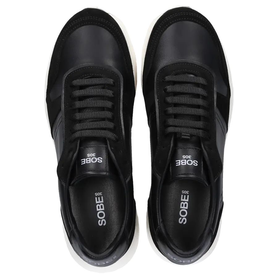 305 SOBE - Sneaker low SPIRIT Nappaleder - schwarz