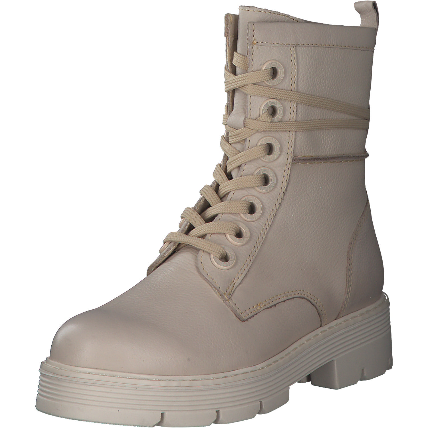 Marco Tozzi 25286, Schnürstiefeletten, Damen, cream