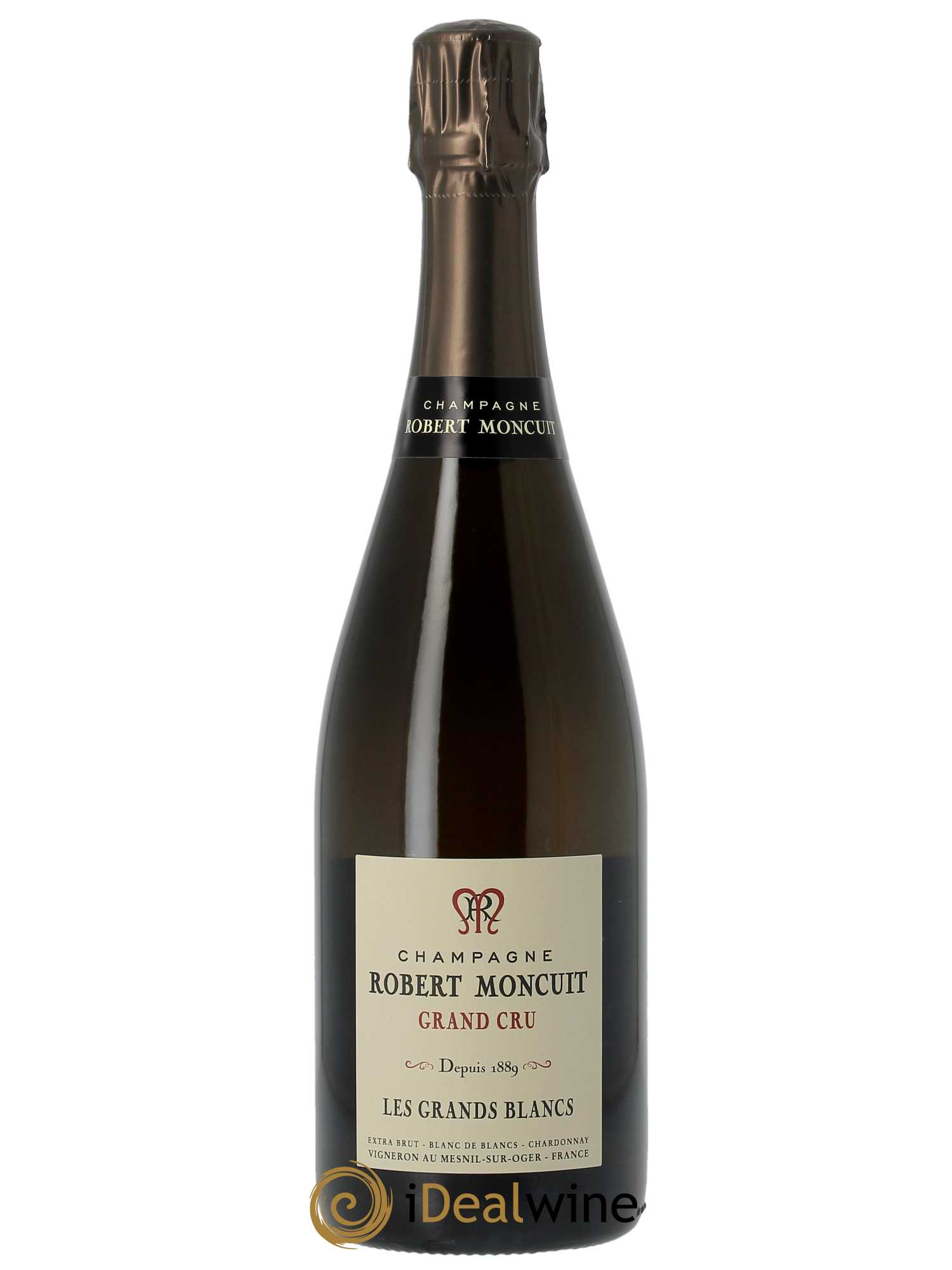Les Grands Blancs Grand Cru Extra Brut Robert Moncuit   - Lot de 1 Bouteille