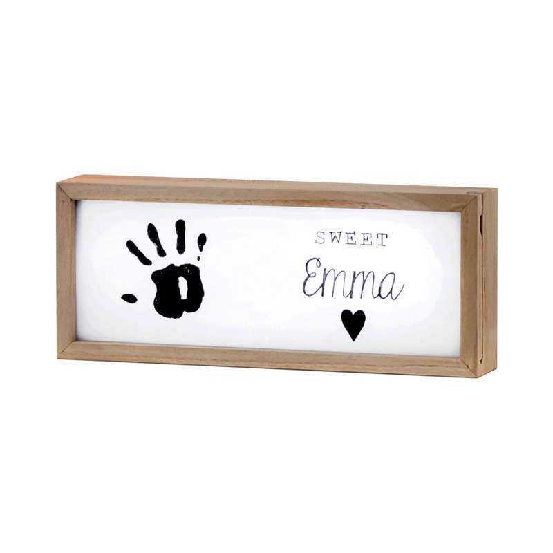 Box lumineuse avec empreinte Light box Baby Art
