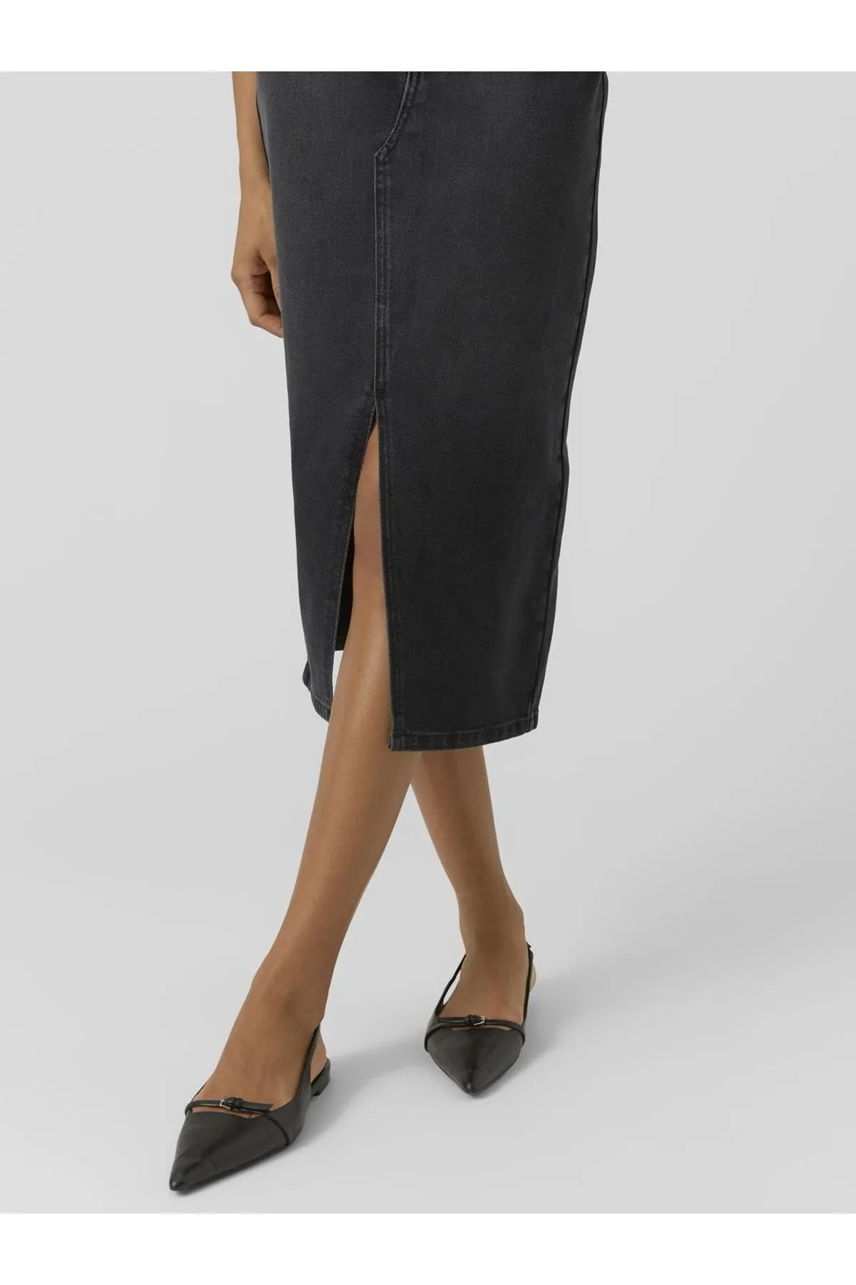 Vero Moda  Jeansrock Vmveri Langer Rock