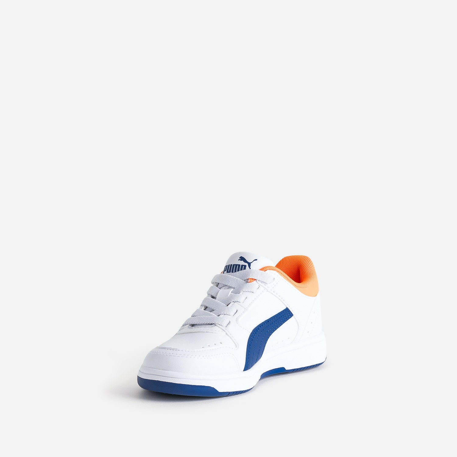 Tennis PUMA blanche, bleue, orange