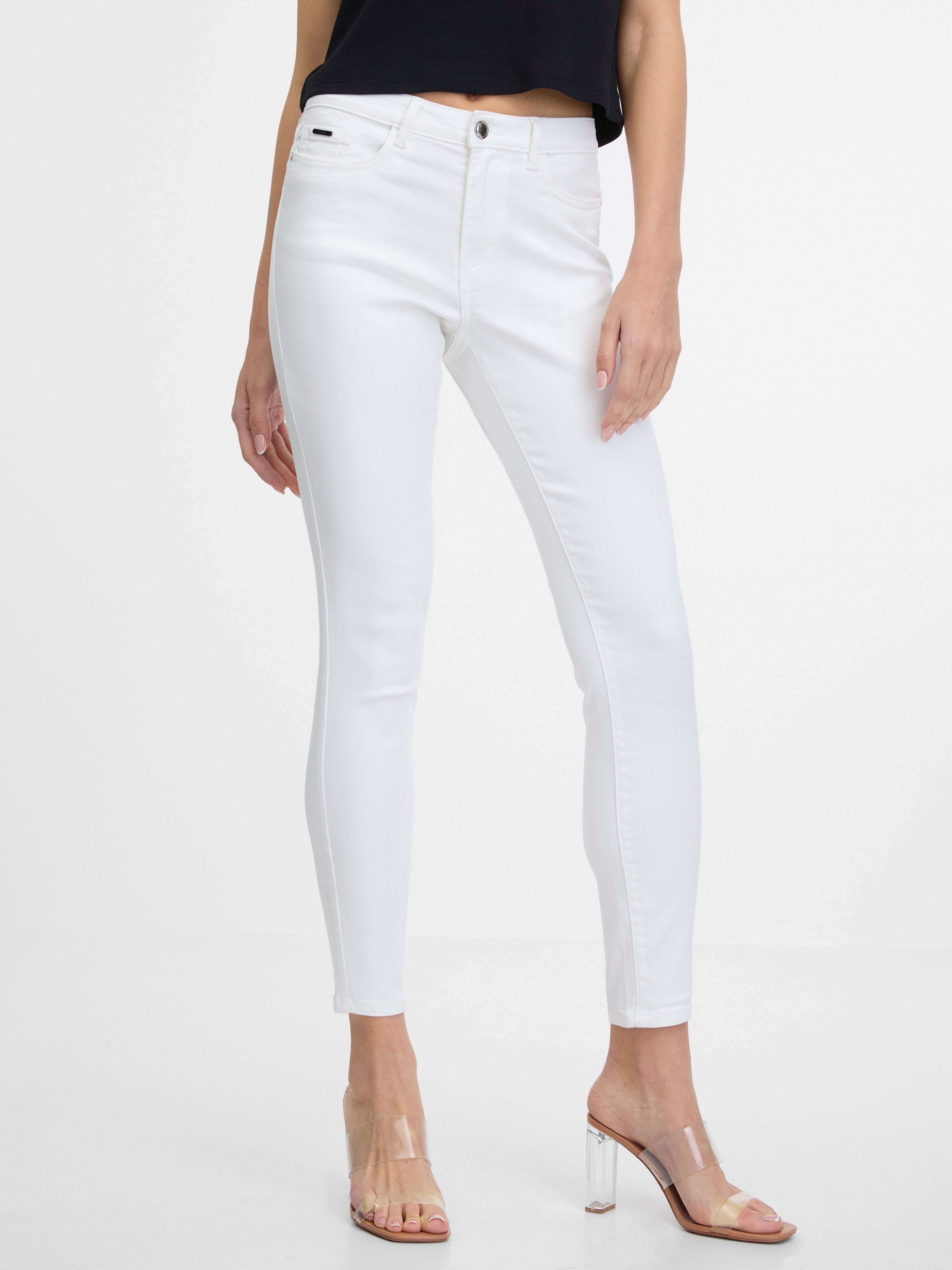 Weiße Damenjeans Skinny Fit ORSAY