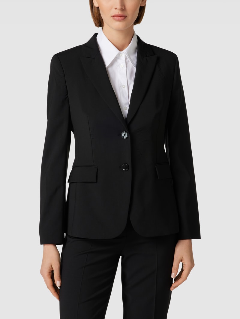 Blazer mit Pattentaschen Modell 'Juleah' in schwarz