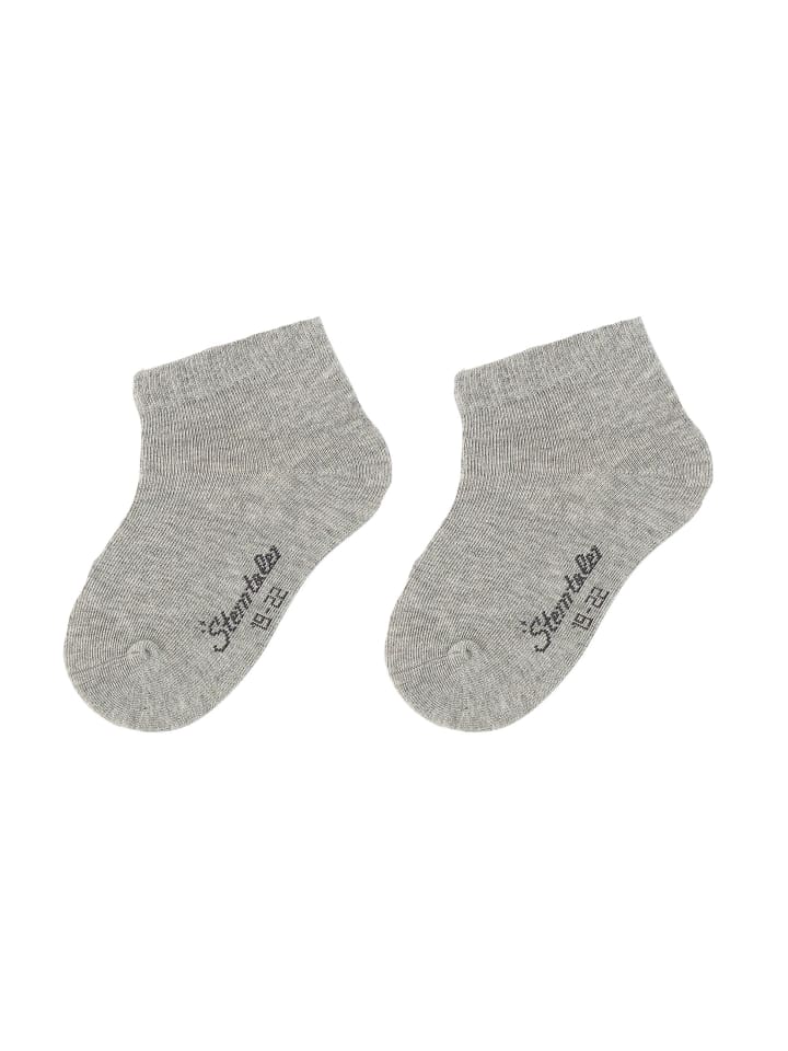Sterntaler Sneaker-Socken 2er-Pack uni in silber mel. günstig kaufen