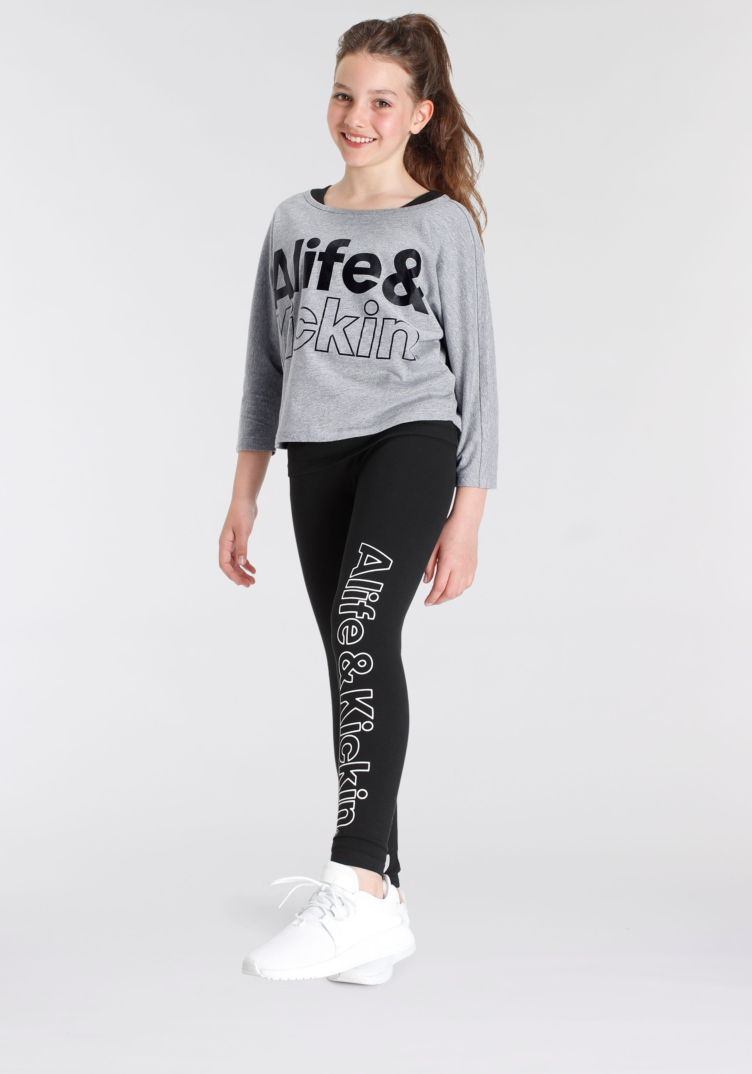 Alife & Kickin Leggings mit Logo Druck NEUE MARKE! Alife & Kickin für Kids.
