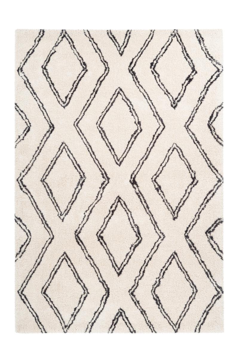 megusta Retro-Teppich Elfenbein 200cm x 290cm
