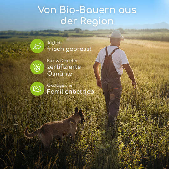 Wolfsbacher Natur Ergänzungsfutter & Aufzucht Wolfsbacher Natur Bio Leinöl 100 ml