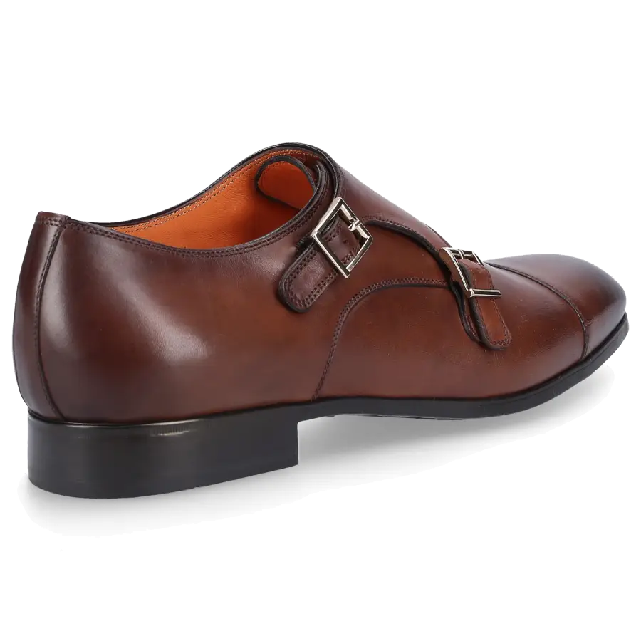 Santoni - Monk Schuhe 14549 braun - braun