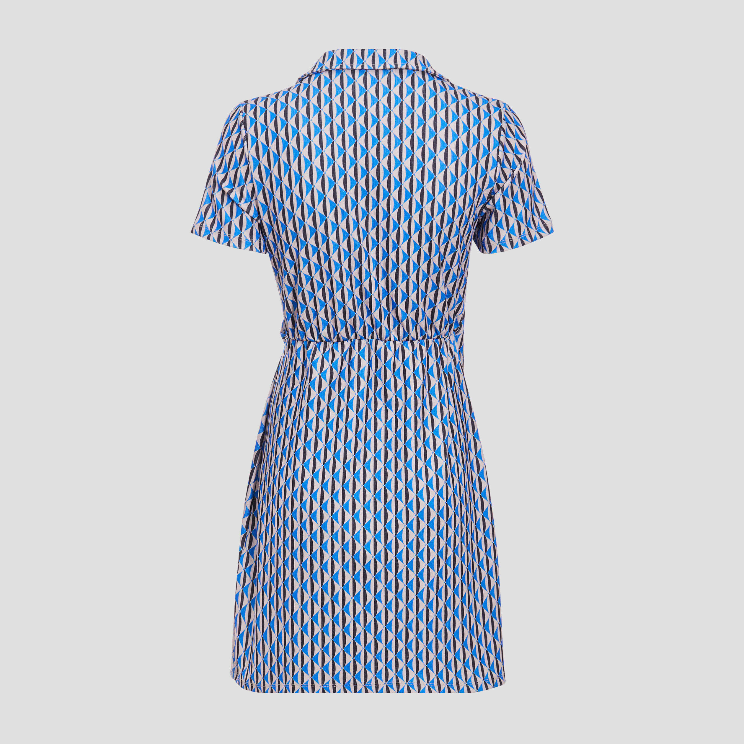 Robe portefeuille manches courtes gris femme | Cache Cache