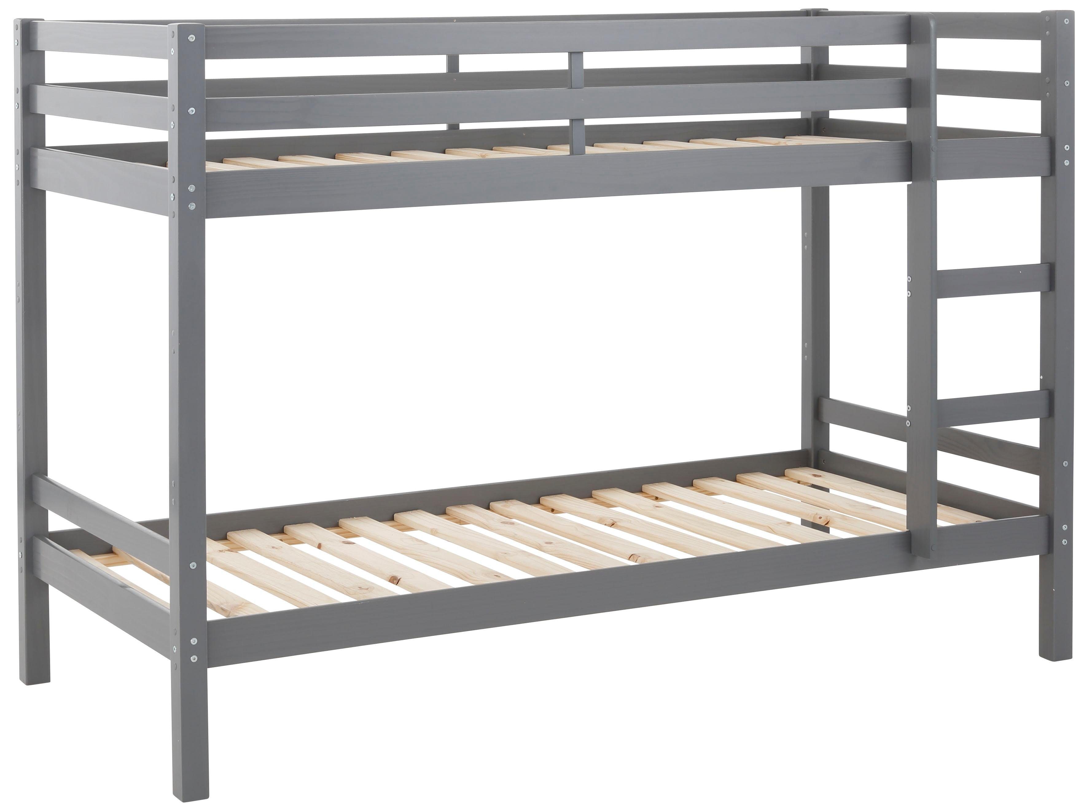Lüttenhütt Etagenbett Alpi, Deal für begrenzte Zeit!, aus schönem massivem Kiefernholz, Stockbett, Liegeflächenlänge 200 cm