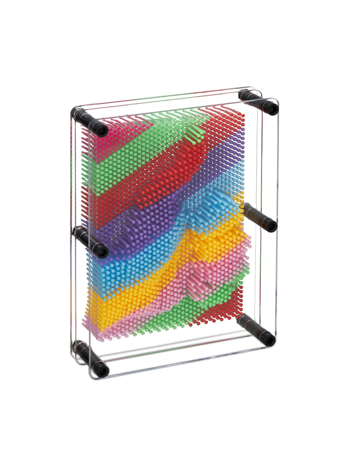 relaxdays 3D Nagelbild Pinart in Bunt - (B)15 x (H)20 cm günstig kaufen onesize