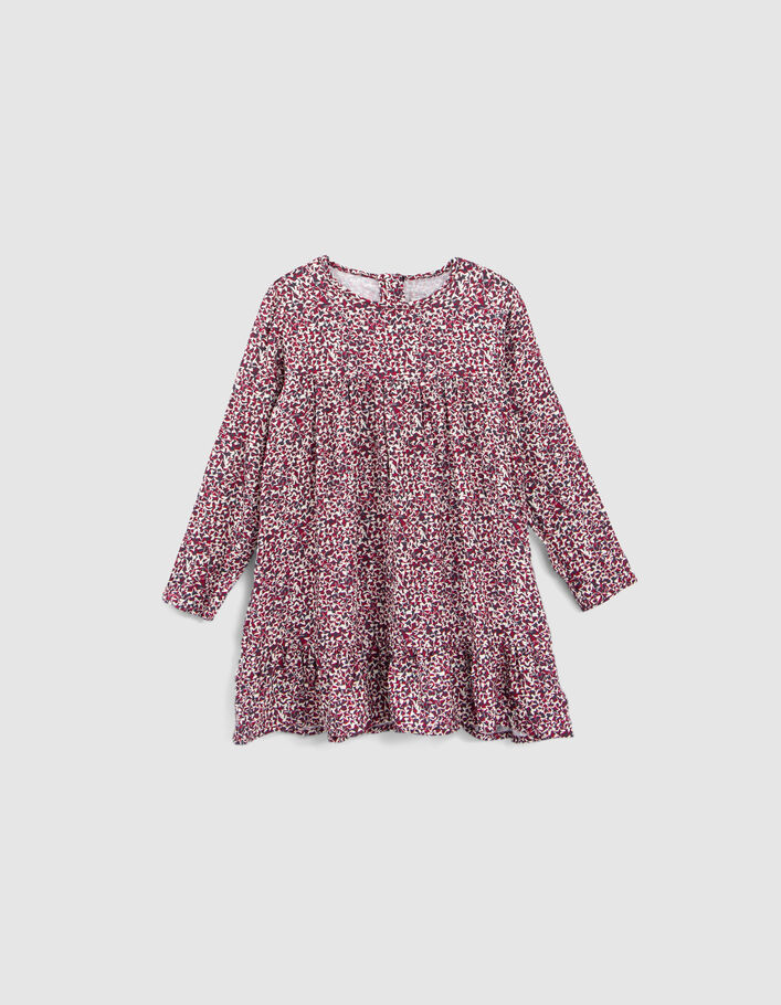 Robe 2-en-1 imprimé étoiles avec sweat bébé fille