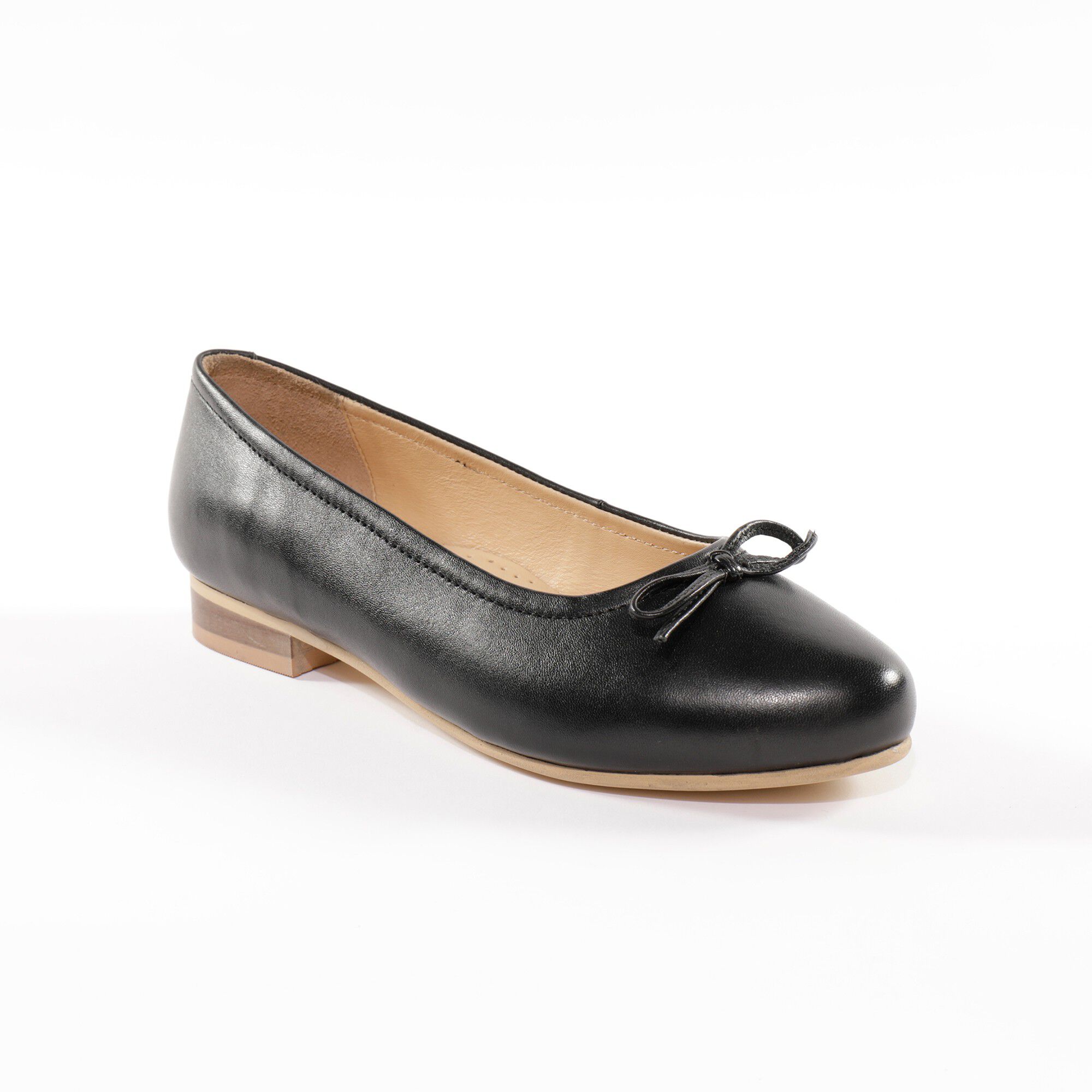 Ballerines plates confort tout cuir