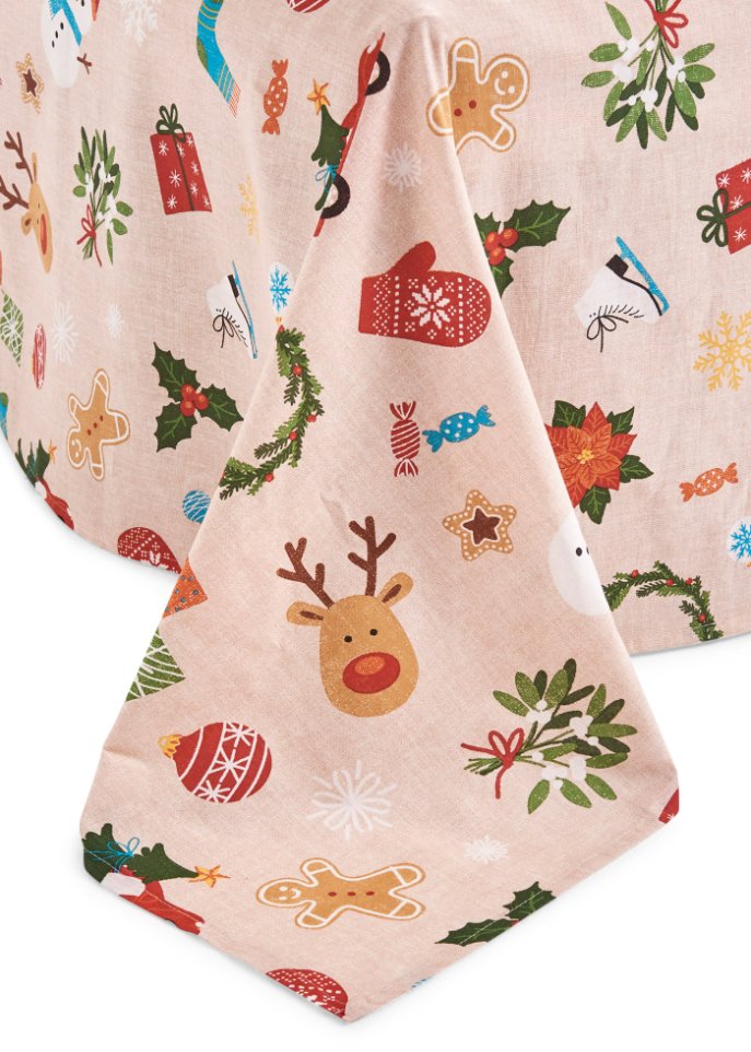 Tagesdecke mit Weihnachtsmotiven