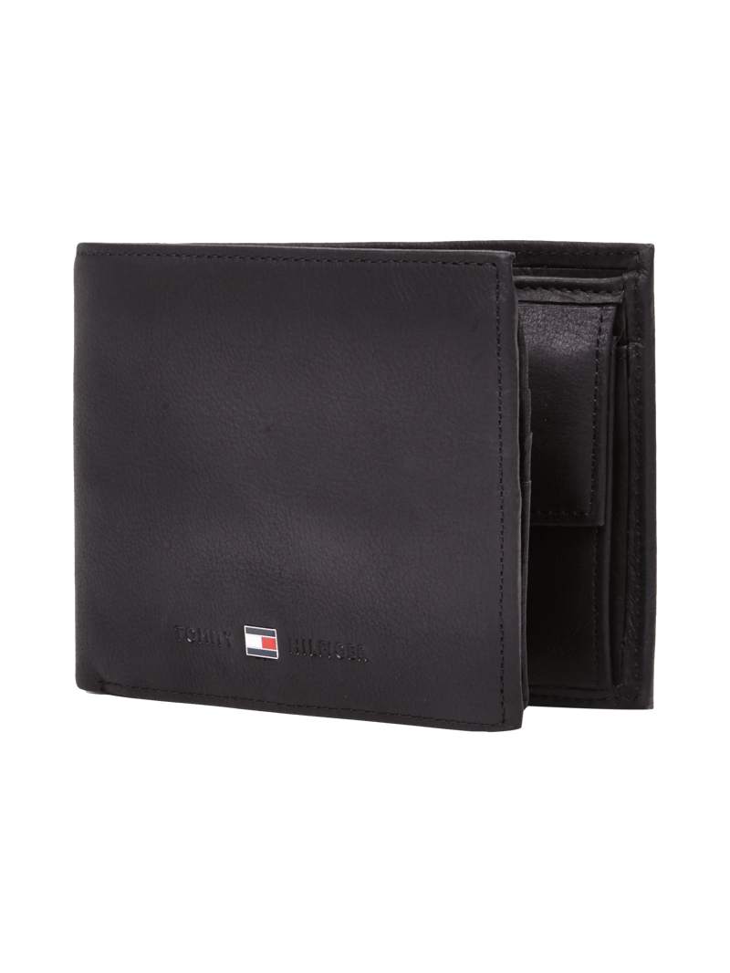Geldbörse aus Leder in schwarz