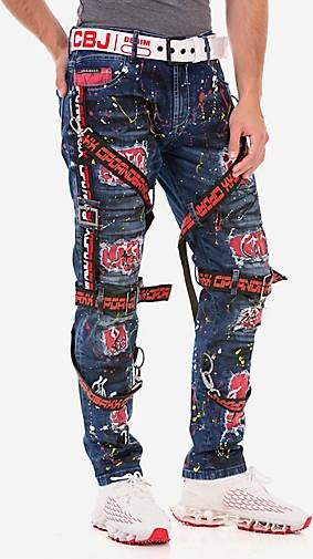 Cipo & Baxx JEANS in angesagtem Designer-Look