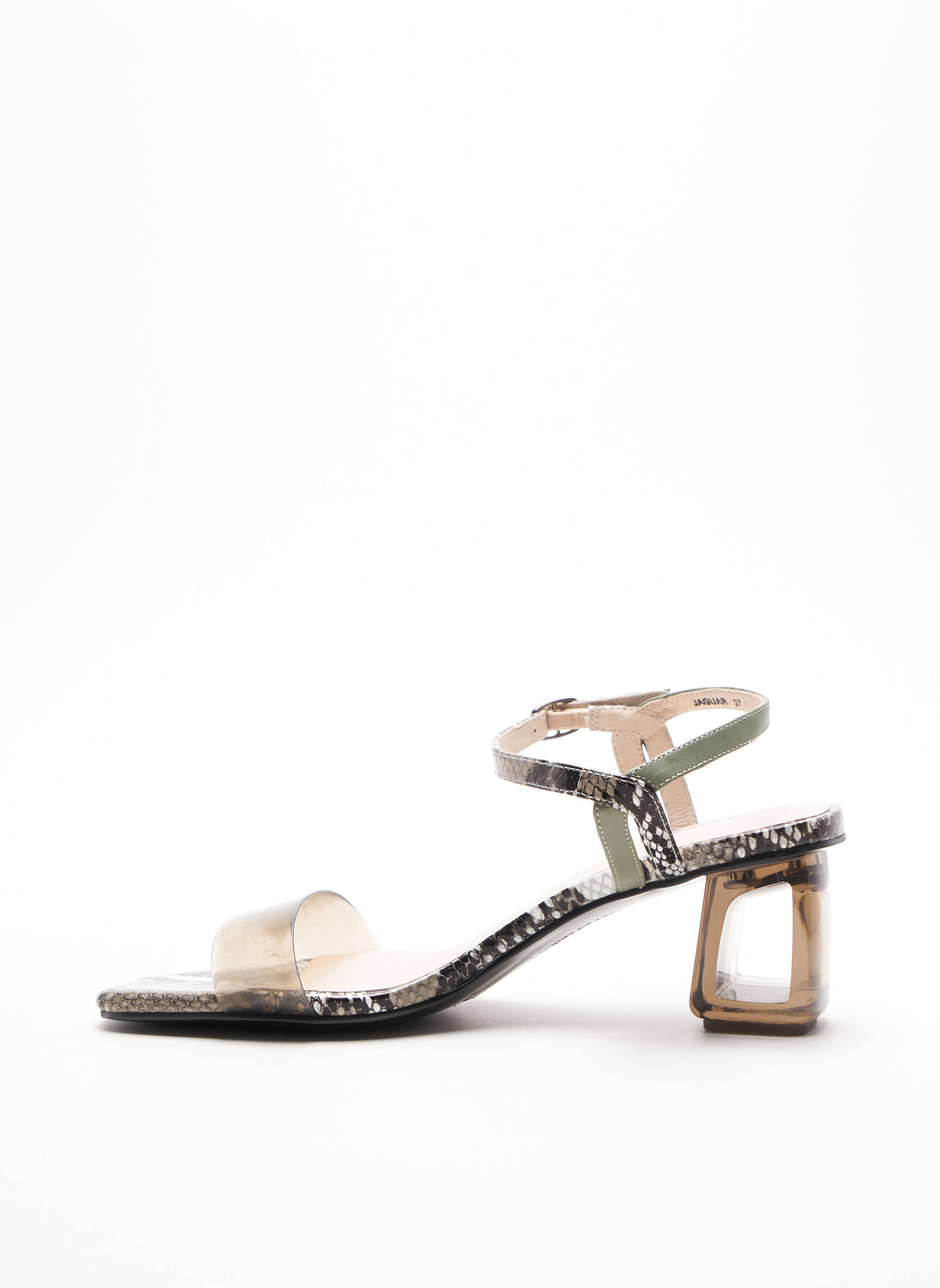 Metamorf Ose Sandales Nu Pieds Femme couleur vert