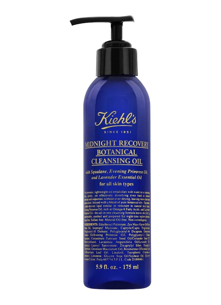 Olio detergente Midnight Recovery di Kiehl's - olio detergente