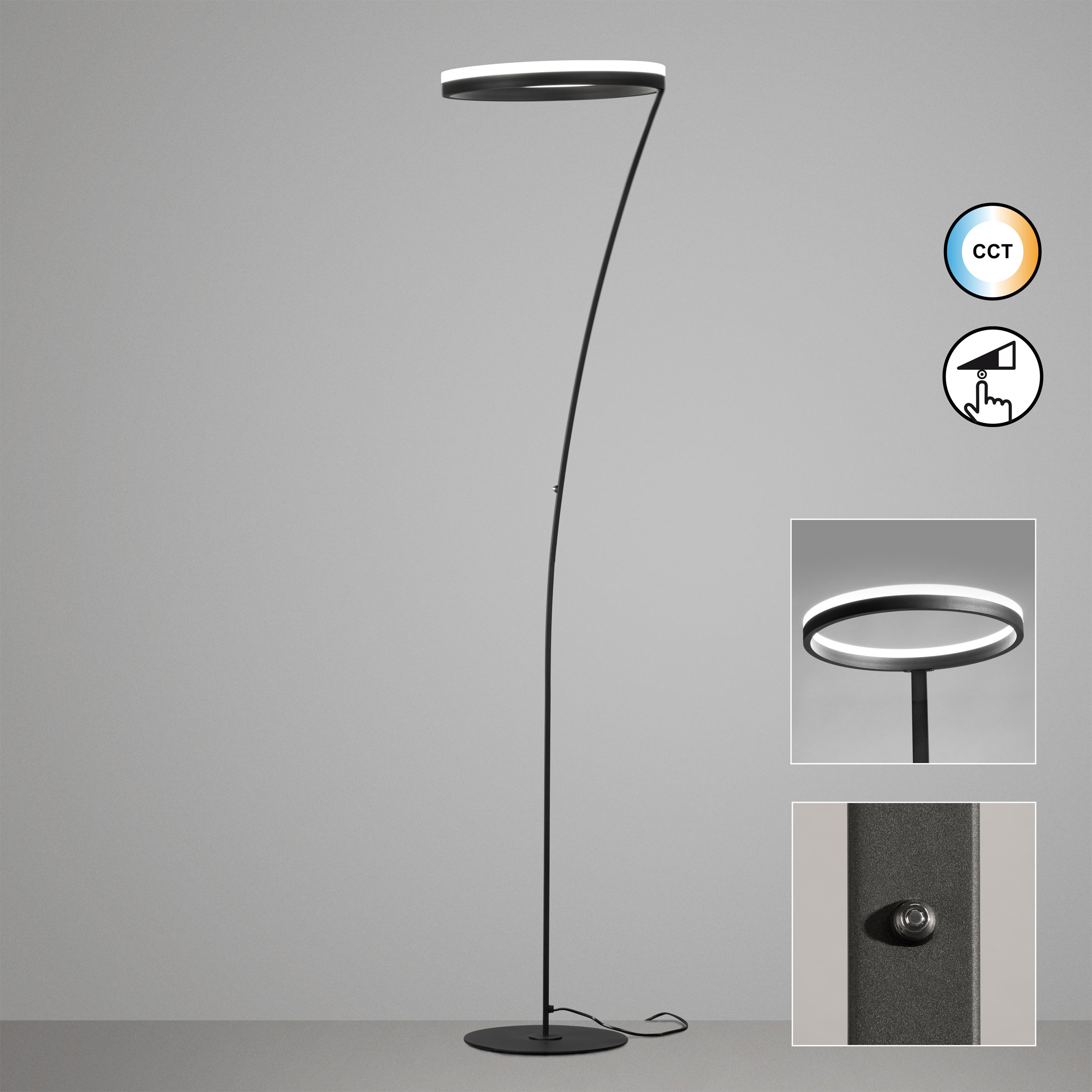 Fischer & HonselLED-Stehleuchte 1flg