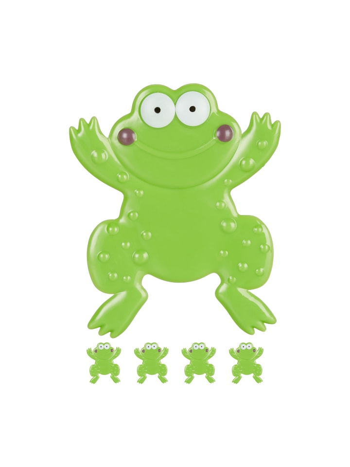 relaxdays 5x Badesticker Frosch in Grün günstig kaufen onesize