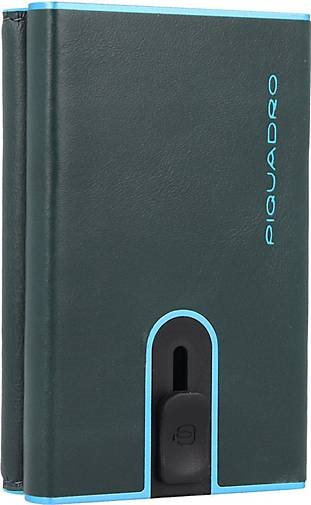 Piquadro Black Square Kreditkartenetui Leder 6 cm