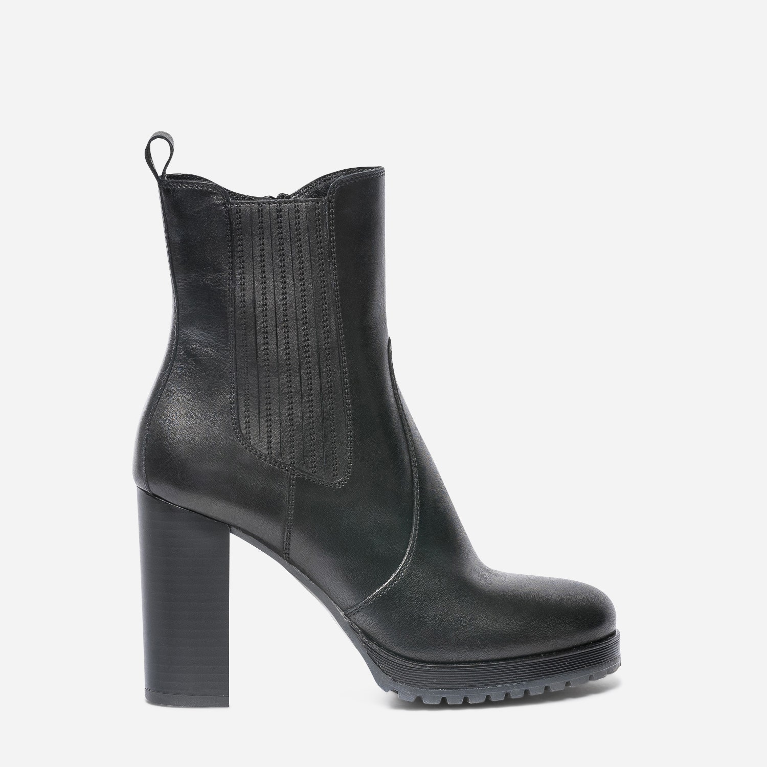Boots TEXTO éco-conçu à talon noir