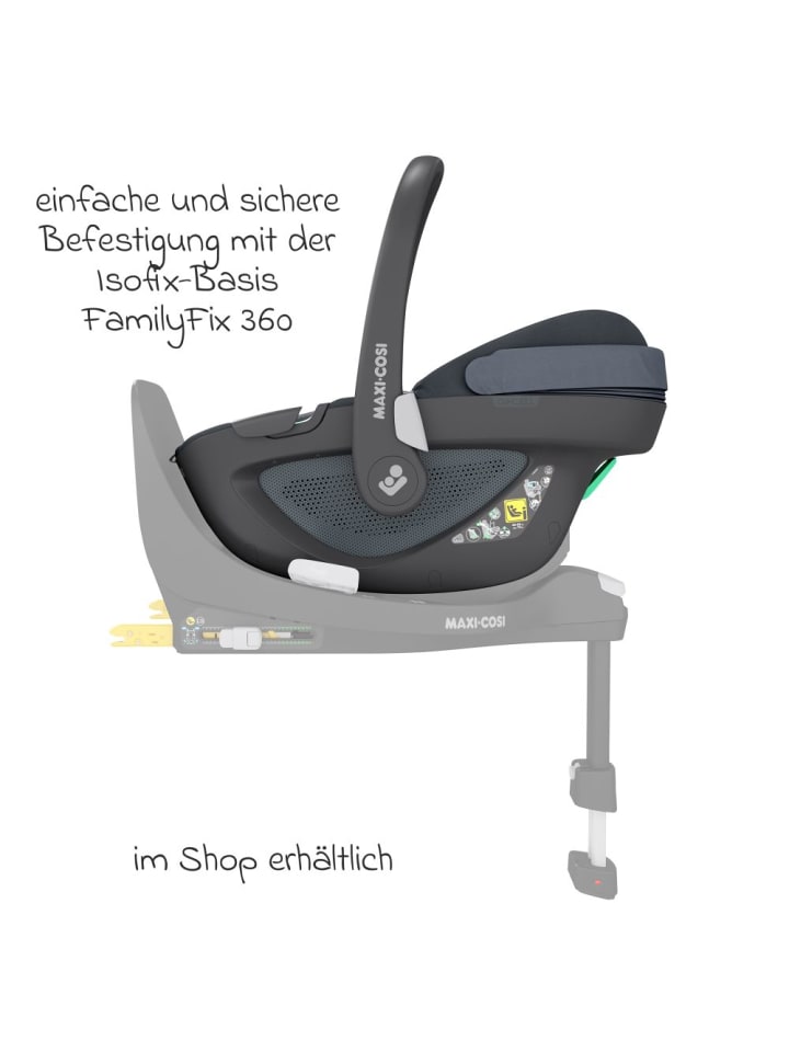 Maxi-Cosi Babyschale Pebble 360 i-Size drehbar ab Geburt - 15 in grau günstig kaufen onesize