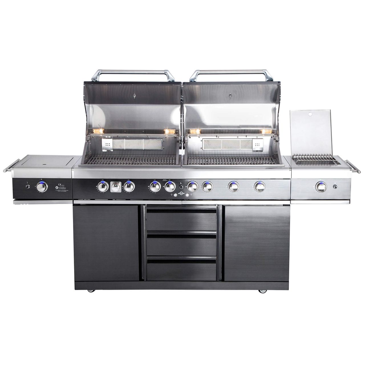 Allgrill EXTREM LIGHT BLACK-Line Steakzone u. Air System