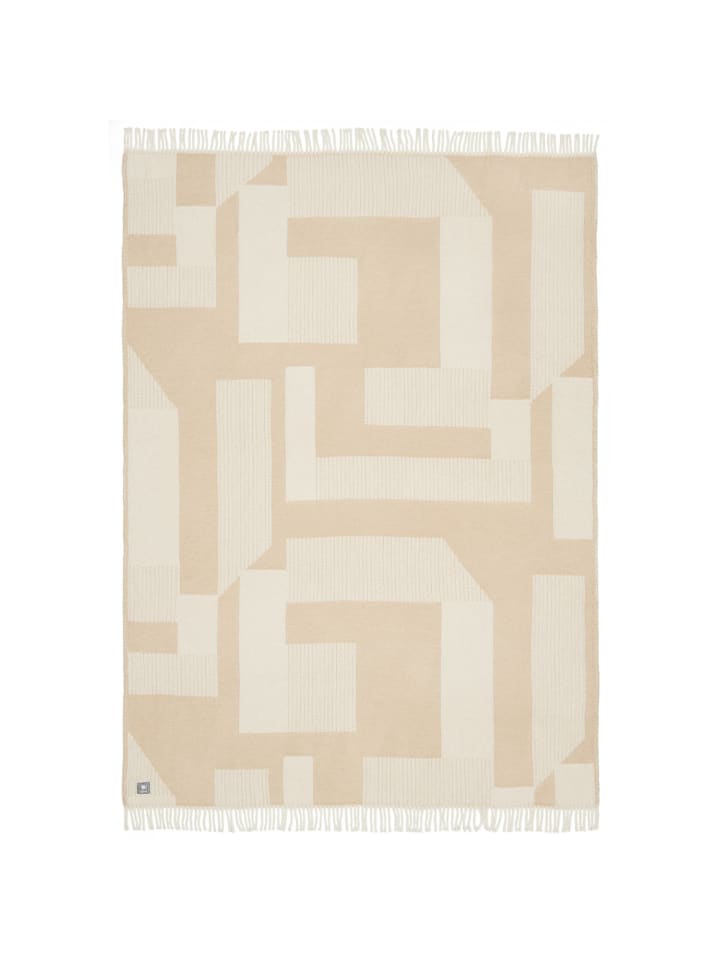 Musterring Plaid SLOW in Beige günstig kaufen 140 x 200 cm
