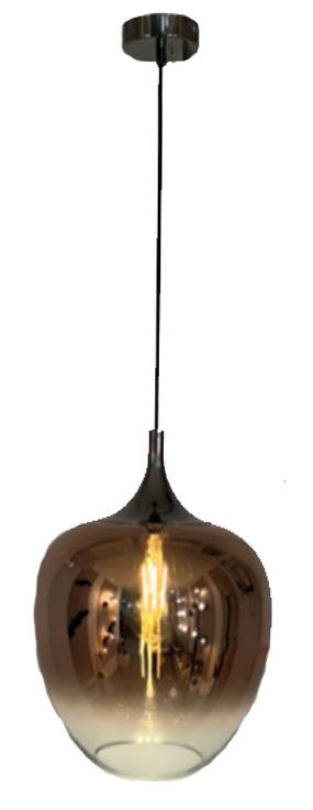 Globo 1-flg Pendelleuchte Maxy Kupferfarben